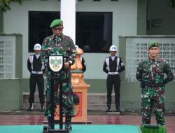 Pimpin Upacara Bulanan, Danrem 043/Gatam Bacakan Amanat Kasad