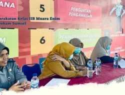 Cegah TB Baru, Lapas Muara Enim Lakukan Surveilans Penemuan Kasus TB Bagi Warga Binaan