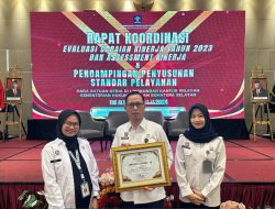 Komitmen Nyata Jajaran Petugas, LPKA Kelas I Palembang Ukir Prestasi Pada Rapat Koordinasi Evaluasi Capaian Kinerja dan Assessment Kinerja