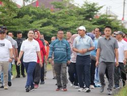 Dorong Gaya Hidup Sehat, Kanwil Kemenkumham Lampung Gelar Olahraga Bersama di Griya Abhipraya