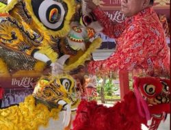 Rayakan Cap Go Meh, Barongsai Hibur Warga Binaan dan Pengunjung Lapas Kelas I Semarang