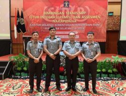 Tingkatkan Kemampuan dan Kualitas Petugas Operator SDP, 3 Petugas LPKA Kelas I Palembang Ikuti Bimtek Sistem Database Pemasyarakatan