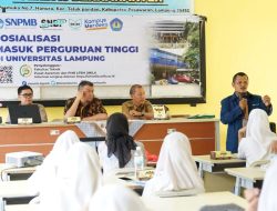 Unila Sosialisasi PMB SNBP dan SNBT di SMAN 1 Padang Cermin: Membuka Peluang Studi di Perguruan Tinggi Negeri