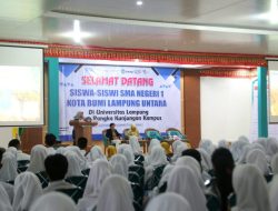 Ratusan Siswa SMAN 1 Kota Bumi Kunjungi Unila Raih Informasi Jalur Masuk