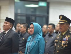 Kasrem 043/Gatam Beri Ucapan Selamat Kepada Pj Bupati Pringsewu Usai Dilantik