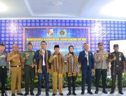 Kabid Humas Polda Lampung Hadiri Konferkab VIII PWI Lampung Utara