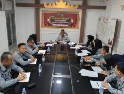 Bahas Pelayanan Publik, Kalapas Kelas I Bandar Lampung Pimpin Rapat Persiapan Bulan Ramadhan Yang Diikuti Pejabat Struktural