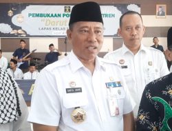 Kepala Kemenag Bersama Kalapas Saiful Sahri Melaksanakan Pembukaan Pondok Pesantren Darut Taubah Lapas Kelas I Bandar Lampung