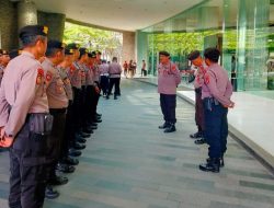 Polda Lampung Amankan Rapat Pleno Tingkat Provinsi