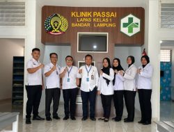 Lapas Kelas I Bandar Lampung Terima Kunjungan Dinas Kesahatan Terkait Bimbingan Teknis Aplikasi Sarana serta Prasana dan Alat Kesehatan