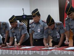 Dipimpin Kakanwil Kemenkumham Babel, Lapas Tanjungpandan Tandatangani Pencanangan P2HAM Guna Tingkatkan Kualitas Pelayanan Berbasis HAM