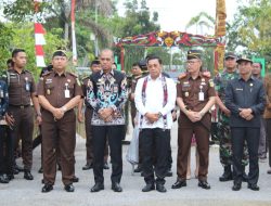 Berikan Spirit dan Motivasi Kepada Pegawai, Kajari Katingan Sambut Kunjungan Wakil Jaksa Agung RI