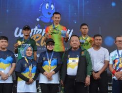 Danrem 043/Gatam Bersama Gubernur Arinal dan Forkopimda Provinsi Ikuti Water Day Run Lampung