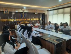 Sambut Hari Bhakti Pemasyarakatan ke-60, Kanwil Kemenkumham Lampung Gelar Rapat Kerja Teknis Persiapan HBP