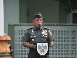 Upacara Bulanan Kasrem 043/Gatam Sampaikan Perintah Pangdam II/Swj