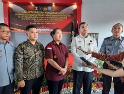 Kunjungi Lapas Narkotika Kelas IIA Bandar Lampung,  Kemenkumham Lampung Beserta Kemenko Polhukam Polri serta BNN Gelar Sosialisasi dan Pengendalian Pengawasan Bersama Terhadap Narkotika