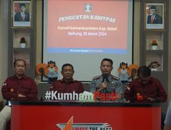 Kadivpas Kanwil Kemenkumham Babel Laksanakan Monitoring Pelakasanaan Tugas dan Fungsi Pemasyarakatan di Lapas Kelas IIB Tanjungpandan