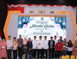 Danrem 043/Gatam Hadiri Peringatan Nuzulul Qur’an Bersama Gubernur Arinal dan Forkopimda Provinsi Lampung