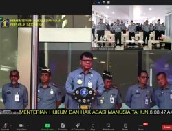 Jajaran Kanwil Kemenkumham Babel Ikuti Apel Kesiapan Pengamanan Idul Fitri, Ini Amanat Plh. Sekjen