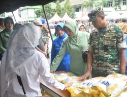 Atasi Lonjakan Harga Kebutuhan Bahan Pokok, Korem 043/Gatam Menggelar Bazar UMKM Ramadhan dan Pasar Murah
