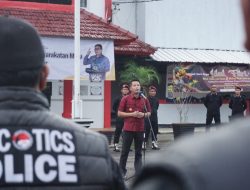 Laksanakan Apel Siaga Berantas Halinar, Kalapas Gowim Mahali Bersama Tim BNNK dan Cobra Polres Belitung Sisir Blok Hunian Lapas Tanjungpandan