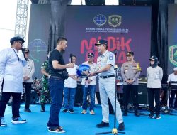 Turut Serta Lepas Peserta Mudik Gratis Kemenhub, Direktur Keuangan Jasa Raharja Imbau Masyarakat Tertib Berkendara di Kampung Halaman