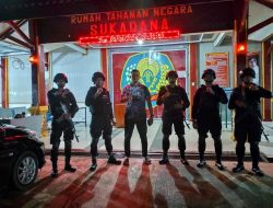 Pastikan Aman dan Kondusif Jelang Hari Raya Idul Fitri, Rutan Sukadana Terima Giat Patroli Sambang Anggota Brimob Kompi 2B Lampung Timur