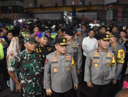 Danrem 043/Gatam Bersama Kapolda Lampung Gelar Patroli Pantau Kesiapan Pengamanan Hari Raya Idul Fitri 1445 H.