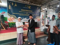 Kalapas Pagar Alam Gelar Sholat Idul Fitri Bersama dan Menyerahkan Remisi Kepada Warga Binaan