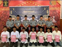Berkah Idul Fitri, 175 Anak Binaan di LPKA Kelas I Palembang Terima Remisi Khusus Idul Fitri, 4 Anak Binaan Diantaranya Langsung Bebas