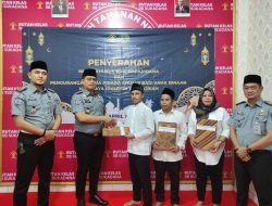 169 WBP Rutan Sukadana Terima Remisi Khusus Idul Fitri 1445H, Tiga Langsung Bebas