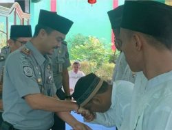 Kepala Lapas Muara Enim Laksanakan Sholat Idul Fitri dan Pemberiaan Remisi Khusus Kepada Warga Binaan