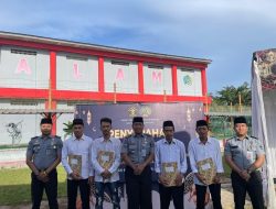 Rutan Kelas I Bandar Lampung Laksanakan Sholat Idul Fitri dan Penyerahkan Remisi Kepada Warga Binaan