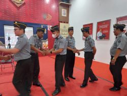 Lapas Kalianda Ikuti Apel Perdana dan Halal Bihalal Kementerian Hukum dan HAM RI