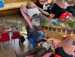 Meriahkan Hari Bhakti Pemasyarakatan ke 60, Lapas Kelas I Semarang Menggelar Donor Darah