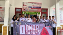 Semangat Kemanusiaan, Rutan Sukadana Rayakan HBP Ke-60 dengan Donor Darahk