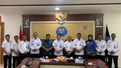 Kalapas Saiful Sahri Mendampingi Kadivpas Kanwil Kemenkumham Lampung Audiensi ke BNNP Lampung