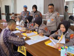 Polresta Bandar Lampung Mulai Verifikasi Berkas Penerimaan Anggota Polri 2024