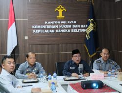Darmansyah Husein Melakukan Kunjungan Kerja ke Kanwil Kemenkumham Babel