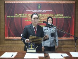 Kakanwil Sorta Melantik PPNS dan JFT Analis Kl Dilingkungan Kanwil Kemenkumham Lampung