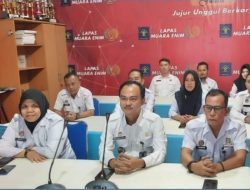 Kalapas Muara Enim Ikuti Evaluasi Pelaksanaan Reformasi Birokrasi di Kementerian Hukum dan HAM Secara Virtual