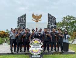 Penghormatan Terhadap Dedikasi Jasa Para Pahlawan, Lapas Ciamis Gelar Upacara dan Ziarah Taman Makam Pahlawan