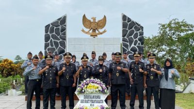 Penghormatan Terhadap Dedikasi Jasa Para Pahlawan, Lapas Ciamis Gelar Upacara dan Ziarah Taman Makam Pahlawan