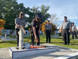 Peringati HBP ke-60, Kalapas Kelas IIB Tanjungpandan Pimpin Ziarah di Taman Makam Pahlawan Ksatria Tumbang Ganti