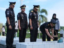 Peringati Hari Bakti Pemasyarakatan, Kakanwil Kemenkumham Babel Pimpin Upacara Tabur Bunga