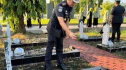 Kenang Pahlawan, Kepala LPKA Kelas I Palembang Ikuti Upacara Tabur Bunga Peringati Bhakti Pemasyarakatan ke-60