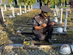 Rangkaian HBP ke 60, Kalapas Muara Enim Ikuti Ziarah dan Tabur Bunga di Taman Makam Pahlawan Ksatria Ksatria Siguntang