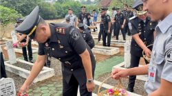 Kepala Rutan Kelas IIB Kotabumi Ikuti Upacara Tabur Bunga dan Ziarah di Taman Makam Pahlawan