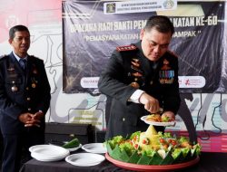 Lapas Kelas IIA Kotabumi Gelar Upacara dan Syukuran Peringati Hari Bakti Pemasyarakatan ke-60