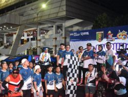 Kasrem 043/Gatam Bersama Prajurit Turut Meriahkan Lampung Half Marathon 2024